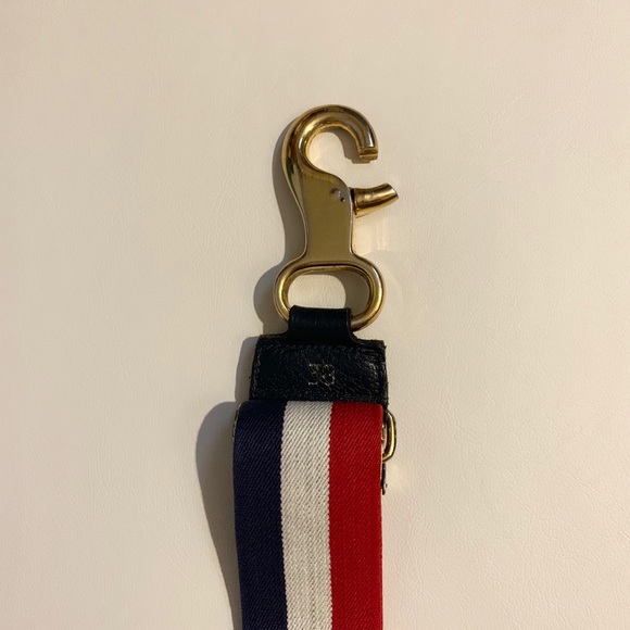 RARE Vintage Nautical Stretch Stripe Belt w/ Clasp - Picture 6 of 10